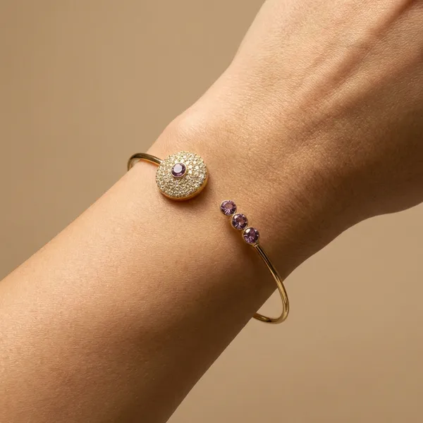 Blush_Halo_Crystal_Anti_Tarnish_Ring_Bracelet_For_Women