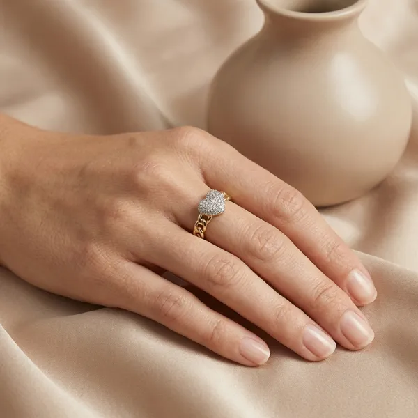 Gold_Pave_Heart_Chain_Anti_Tarnish_Finger_Ring_For_Women