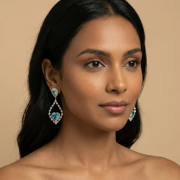 Blue_Heart_Drop_Luxury_Gold_Ears_Anti_Tarnish_Earring_For_Women