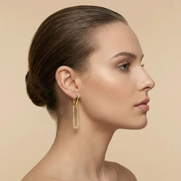 Gold_Diamond_Studded_Open_Rectangle_Drop_Ears_Anti_Tarnish_Earring_For_Women