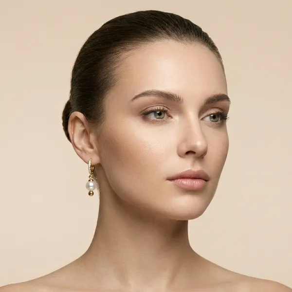 Gold_Pearl_Drop_Hoop_Ears_Anti_Tarnish_Earring_For_Women