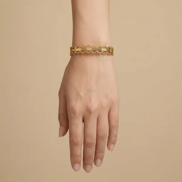 Gold_Wave_Pattern_Open_Anti_Tarnish_Ring_Bracelet_For_Women