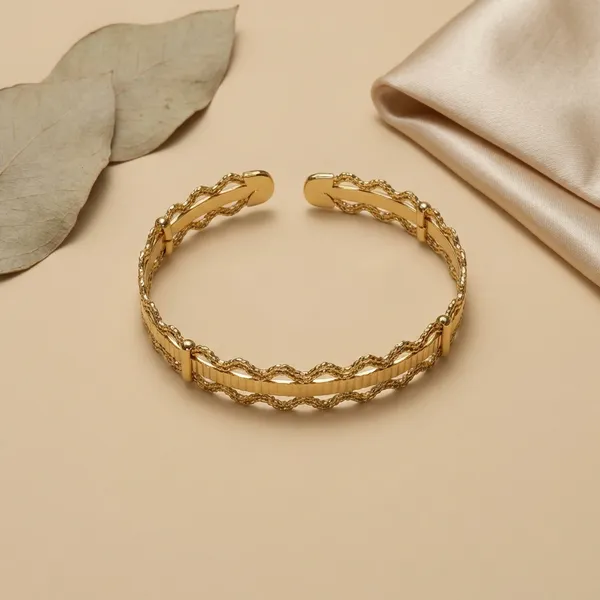 Gold_Wave_Pattern_Open_Anti_Tarnish_Ring_Bracelet_For_Women