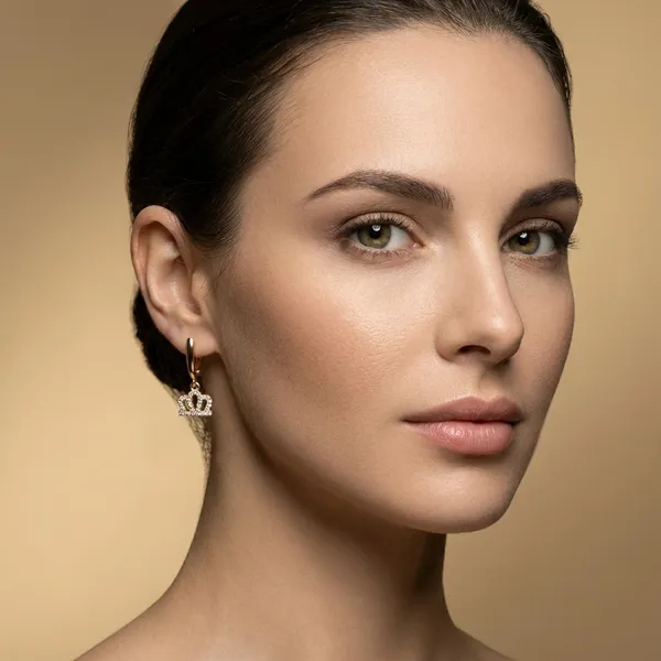 Gold_Crown_Charm_Dangle_Ears_Anti_Tarnish_Earring_For_Women
