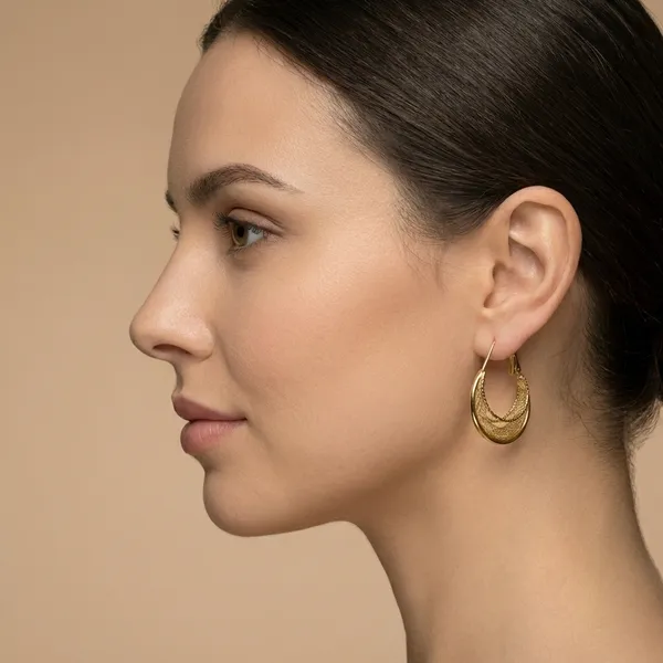 Gold_Mesh_Hoop_Ears_Anti_Tarnish_Earring_For_Women