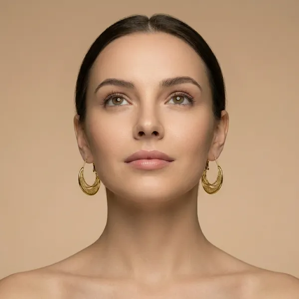 Gold_Mesh_Hoop_Ears_Anti_Tarnish_Earring_For_Women
