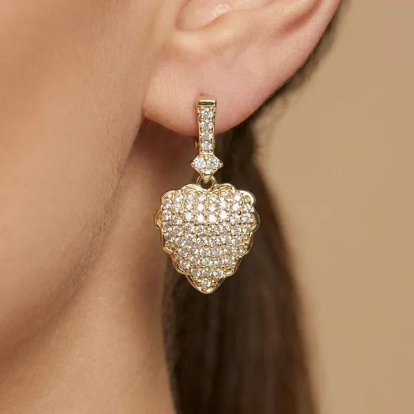 Golden_Heart_Cz_Drop_Ears_Anti_Tarnish_Earring_For_Women