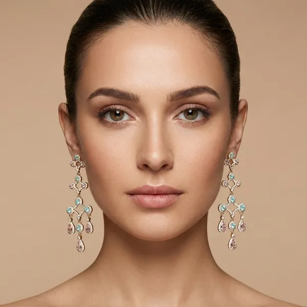 Pastel_Stone_Long_Chandelier_Ears_Anti_Tarnish_Earring_For_Women