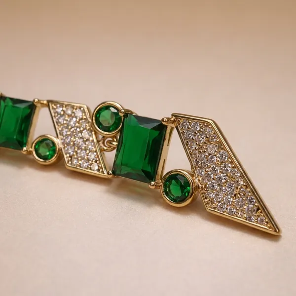 Green_Emerald_Geometric_Statement_Ears_Anti_Tarnish_Earring_For_Women