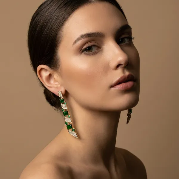 Green_Emerald_Geometric_Statement_Ears_Anti_Tarnish_Earring_For_Women