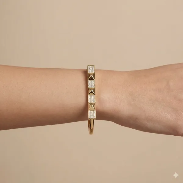 Gold_Studded_Cuff_Anti_Tarnish_Ring_Bracelet_For_Women