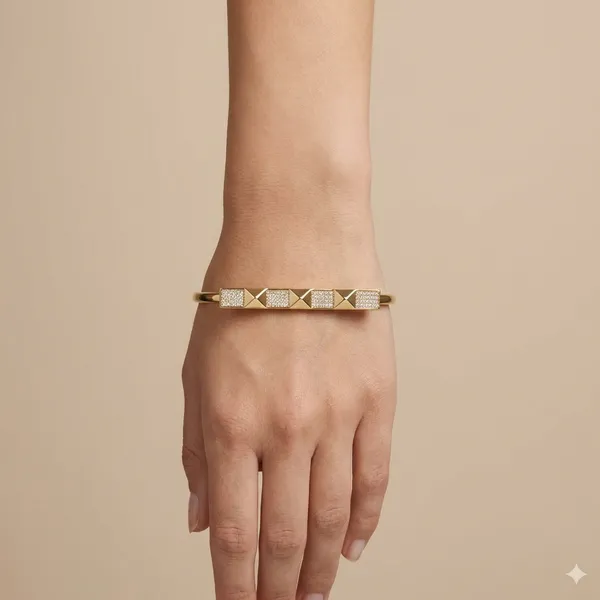 Gold_Studded_Cuff_Anti_Tarnish_Ring_Bracelet_For_Women