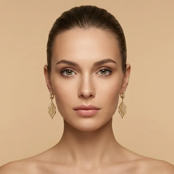 Gold_Layered_Bar_Drop_Ears_Anti_Tarnish_Earring_For_Women