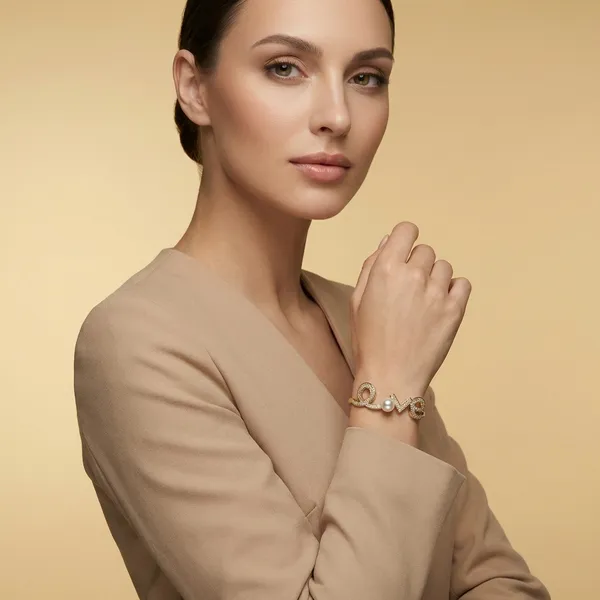 Gold_Love_Script_Pearl_Crystal_Anti_Tarnish_Ring_Bracelet_For_Women