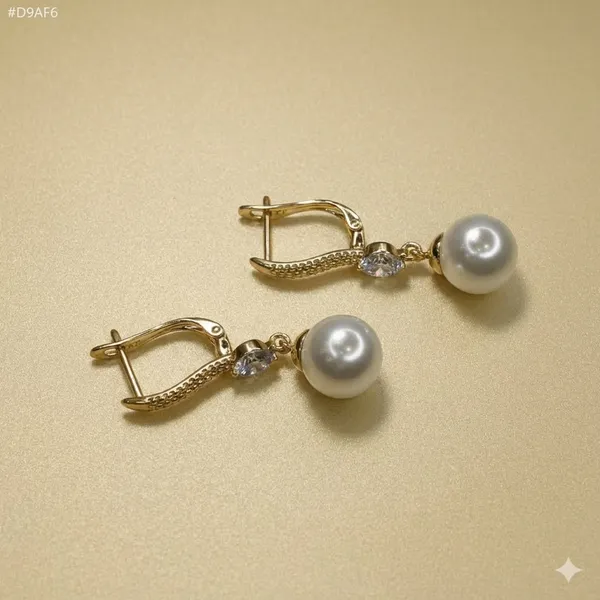 Gold_Pearl_Drop_Ears_With_Zircon_Accent_Anti_Tarnish_Earring_For_Women