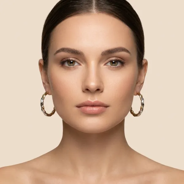 Gold_And_Silver_Twotone_Twisted_Metal_Hoop_Ears_Anti_Tarnish_Earring_For_Women