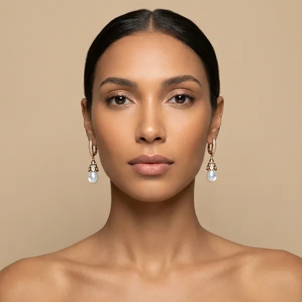 White_Pearl_Drop_Statement_Ears_Anti_Tarnish_Earring_For_Women