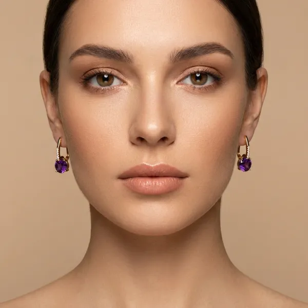 Purple_Crystal_Plateddrop_Ears_Anti_Tarnish_Earring_For_Women