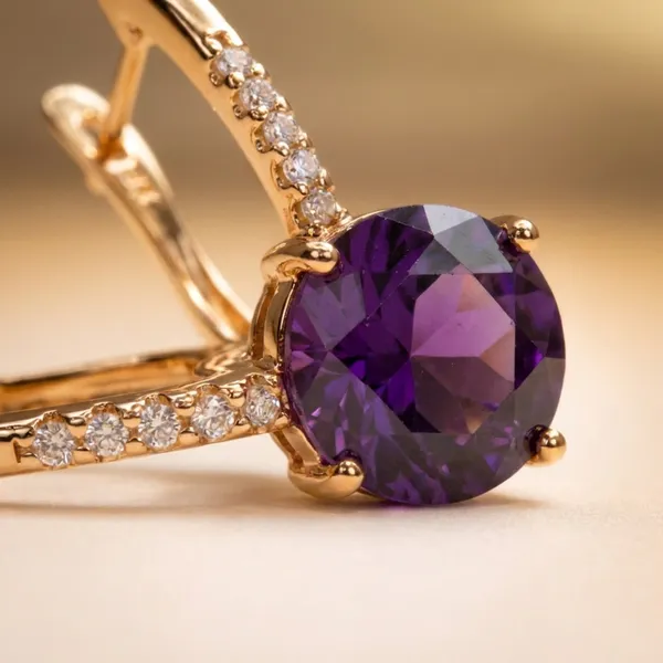 Purple_Crystal_Plateddrop_Ears_Anti_Tarnish_Earring_For_Women