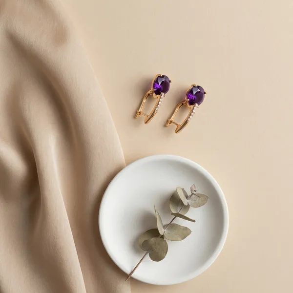 Purple_Crystal_Plateddrop_Ears_Anti_Tarnish_Earring_For_Women