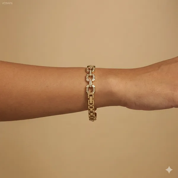 Gold_And_Silver_Crystal_Frame_Anti_Tarnish_Bracelet_For_Women