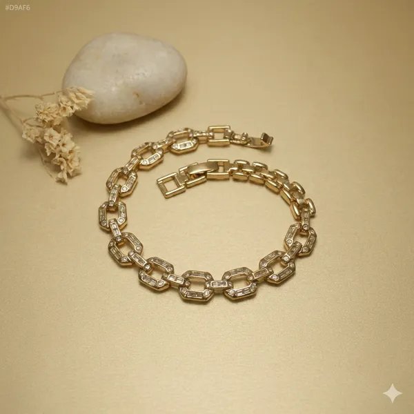 Gold_And_Silver_Crystal_Frame_Anti_Tarnish_Bracelet_For_Women