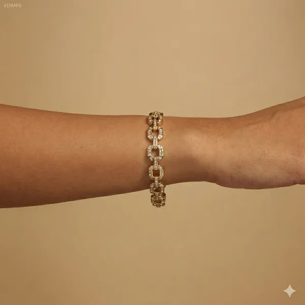 Gold_And_Silver_Crystal_Frame_Anti_Tarnish_Bracelet_For_Women