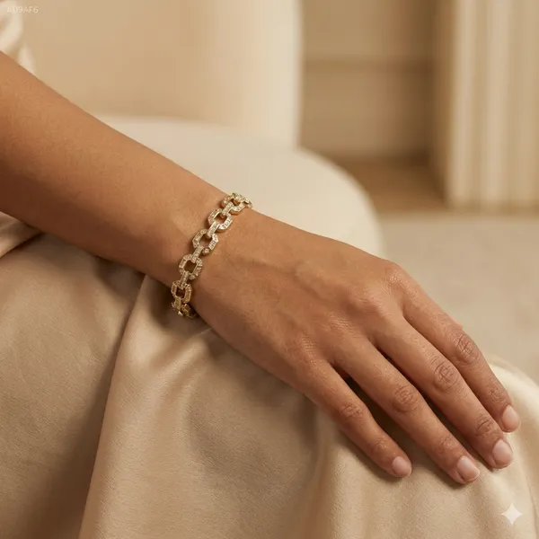 Gold_And_Silver_Crystal_Frame_Anti_Tarnish_Bracelet_For_Women