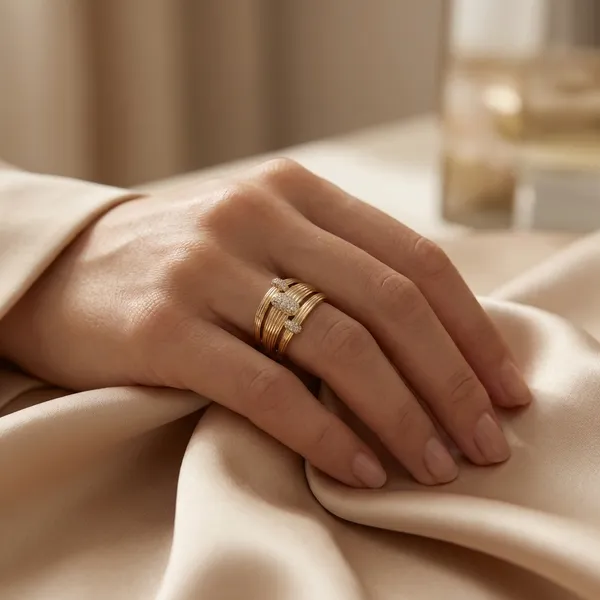 Gold_Multiband_Statement_Anti_Tarnish_Finger_Ring_For_Women