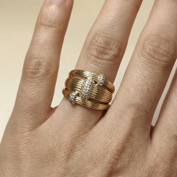 Gold_Multiband_Statement_Anti_Tarnish_Finger_Ring_For_Women