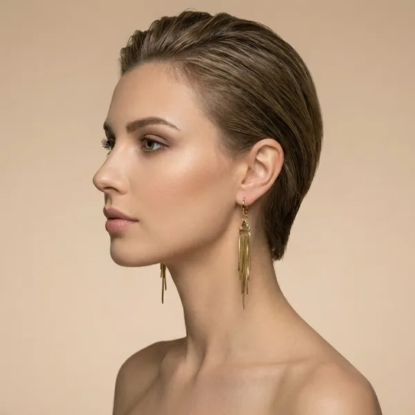 Plated_Long_Tassel_Chain_Ears_Anti_Tarnish_Earring_For_Women