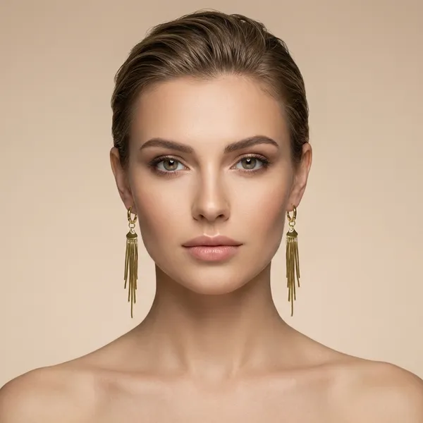 Plated_Long_Tassel_Chain_Ears_Anti_Tarnish_Earring_For_Women
