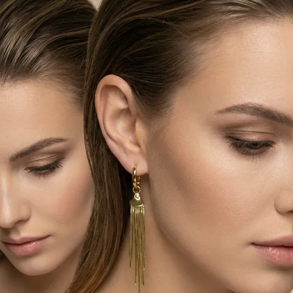 Plated_Long_Tassel_Chain_Ears_Anti_Tarnish_Earring_For_Women