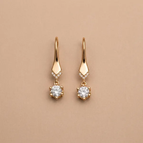 Gold_Drop_Ears_With_Solitaire_Crystal_Anti_Tarnish_Earring_For_Women
