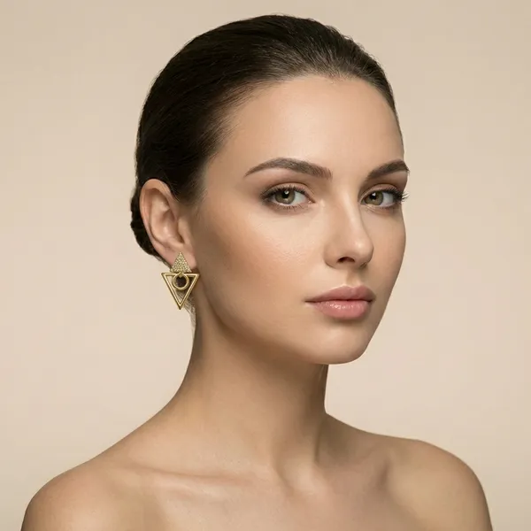 Gold_Geometric_Triangle_Drop_Ears_Anti_Tarnish_Earring_For_Women