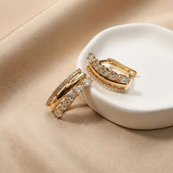 Gold_Crystal_Triple_Row_Ear_Cuff_Ears_Anti_Tarnish_Earring_For_Women