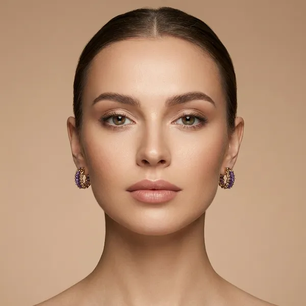 Purple_Crystal_Hoop_Ears_Anti_Tarnish_Earring_For_Women