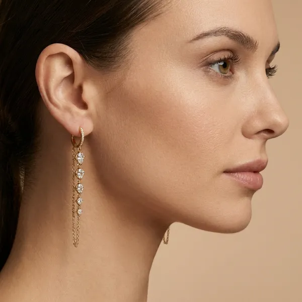 Gold_Plated_Cz_Chain_Drop_Hoop_Ears_Anti_Tarnish_Earring_For_Women