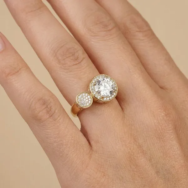 Gold_Twin_Halo_Statement_Anti_Tarnish_Finger_Ring_For_Women