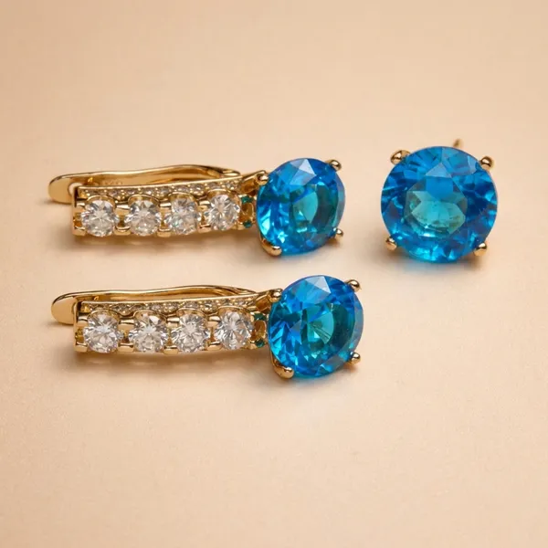 Blue_Crystal_Drop_Ears_Anti_Tarnish_Earring_For_Women