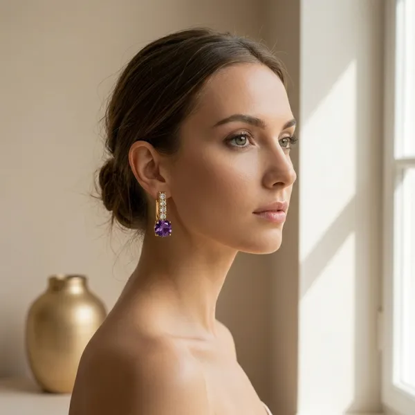 Purple_Crystal_Drop_Ears_Anti_Tarnish_Earring_For_Women