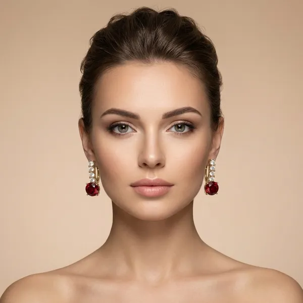 Red_Crystal_Drop_Ears_Anti_Tarnish_Earring_For_Women