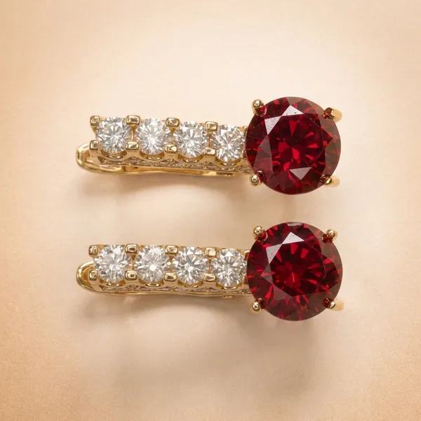 Red_Crystal_Drop_Ears_Anti_Tarnish_Earring_For_Women