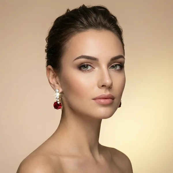 Red_Crystal_Drop_Ears_Anti_Tarnish_Earring_For_Women
