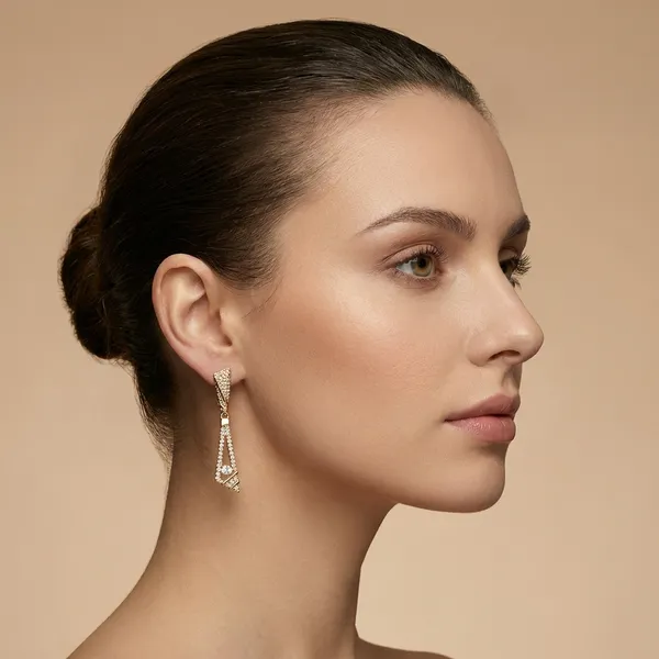 Gold_Plated_Cz_Triangle_Drop_Ears_Anti_Tarnish_Earring_For_Women