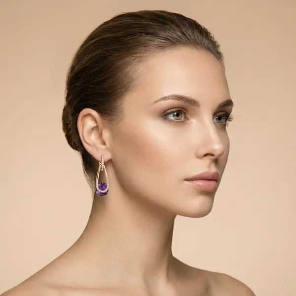 Purple_Teardrop_Crystal_Dangle_Ears_Anti_Tarnish_Earring_For_Women