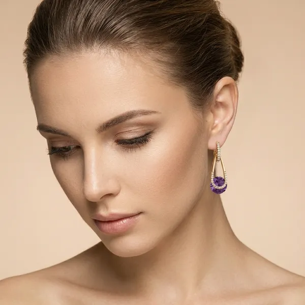 Purple_Teardrop_Crystal_Dangle_Ears_Anti_Tarnish_Earring_For_Women