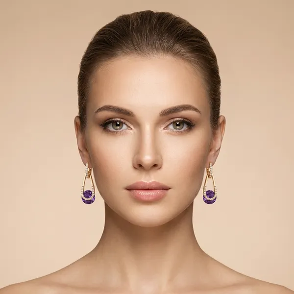 Purple_Teardrop_Crystal_Dangle_Ears_Anti_Tarnish_Earring_For_Women