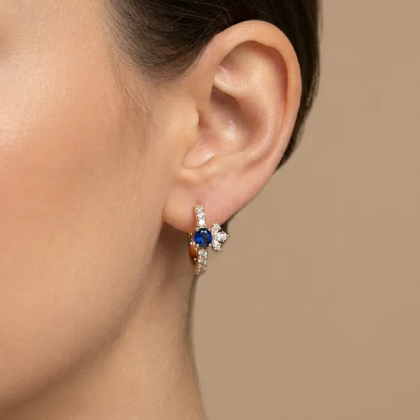 Blue_Sapphire_Crown_Hoop_Ears_Anti_Tarnish_Earring_For_Women