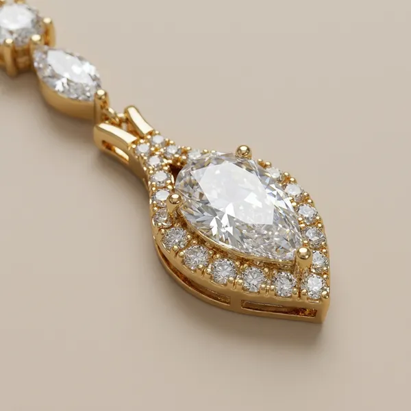 Gold_Pearcut_Zircon_Long_Drop_Ears_Anti_Tarnish_Earring_For_Women